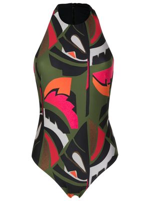 Osklen May Foliage one-piece - Multicolour