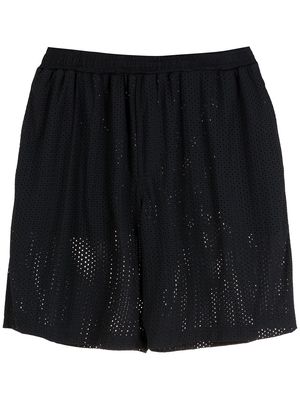 Osklen mesh knee-length shorts - Black