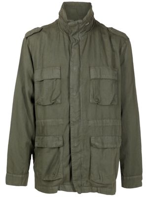 Osklen multiple-pocket military jacket - Green
