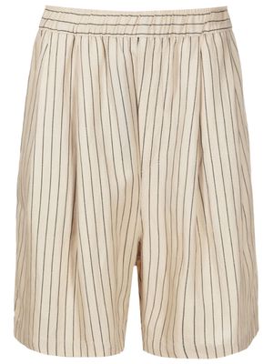 Osklen Over Echor striped bermuda shorts - Neutrals
