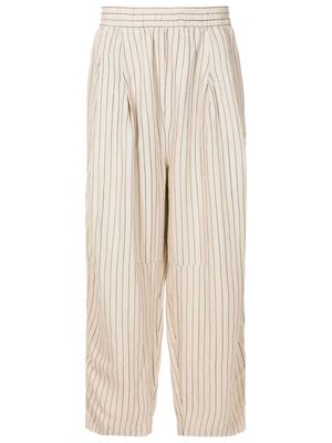 Osklen Over Echor striped tailored trousers - Neutrals