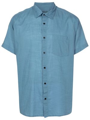 Osklen patch-pocket short-sleeved shirt - Blue