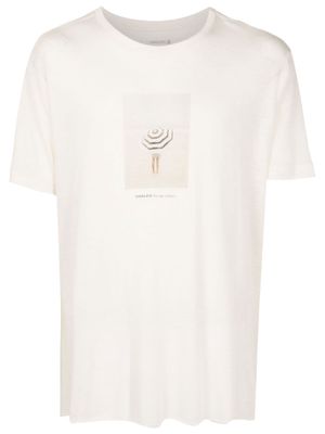 Osklen Rio De Janeiro print detail T-shirt - Neutrals