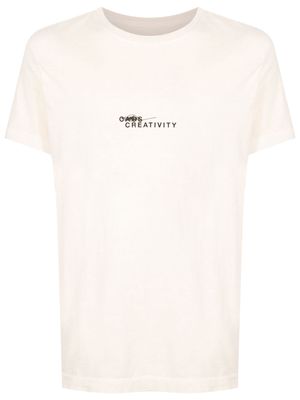 Osklen round-neck short-sleeve T-shirt - Neutrals