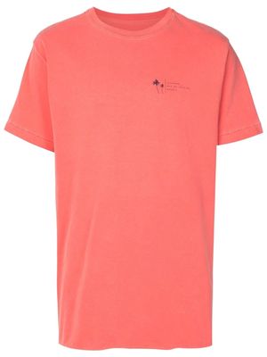 Osklen round-neck short-sleeve T-shirt - Red
