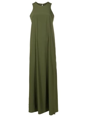 Osklen round-neck sleeveless maxi dress - Green
