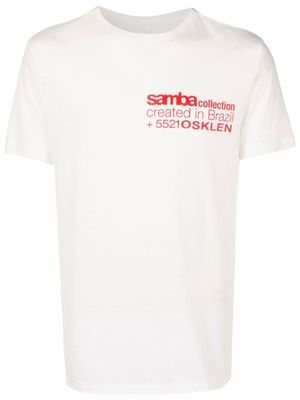 Osklen Samba Collection print T-shirt - White