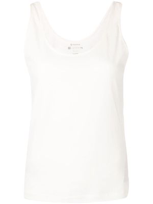 Osklen scoop-neck sleeveless vest top - White