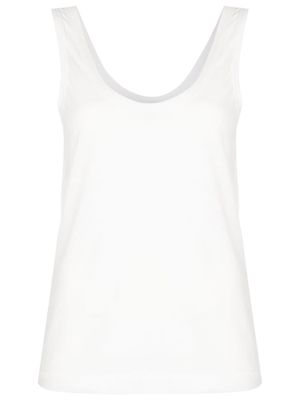Osklen scoop-neck vest top - White