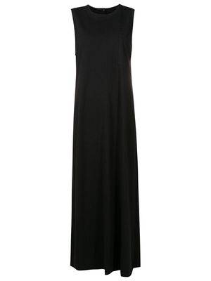 Osklen shift-style cotton midi-dress - Black
