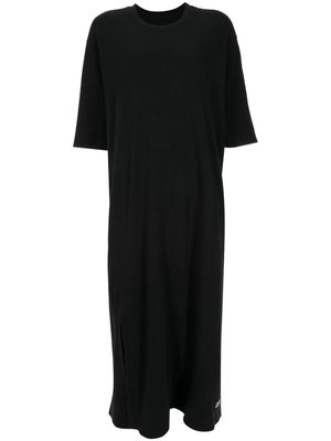 Osklen short-sleeve cotton T-shirt dress - Black