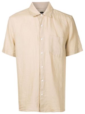 Osklen short-sleeved flax shirt - Neutrals