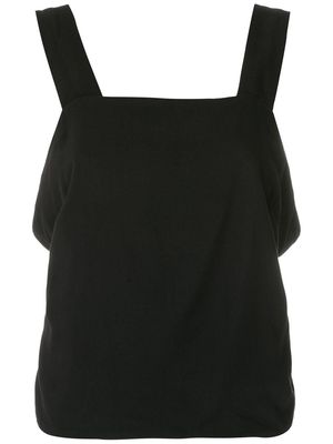 Osklen shoulders straps blouse - Black
