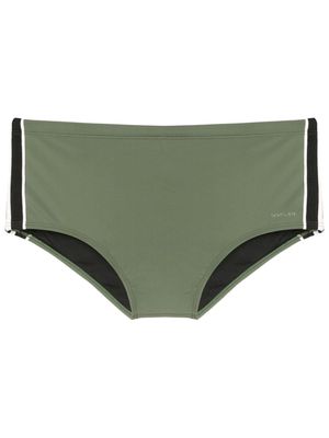 Osklen side-stripe swim trunks - Green