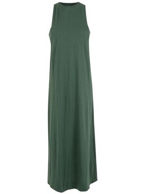 Osklen sleeveless cotton maxi dress - Green