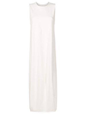 Osklen sleeveless shift maxi dress - White