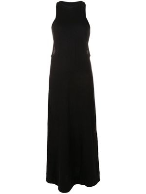 Osklen sleeveless stretch-cotton maxi dress - Black