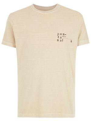 Osklen slogan-print T-shirt - Neutrals