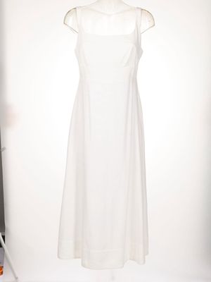 Osklen square-neck midi dress - White