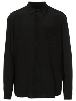Osklen Stoned long-sleeved shirt - Black