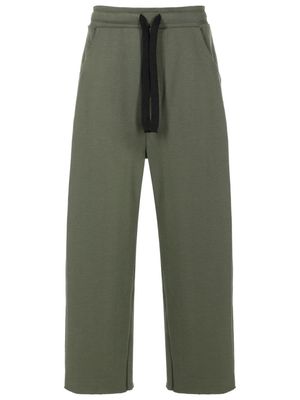Osklen straight-leg cotton trousers - Green