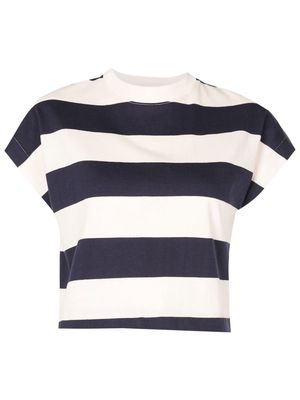 Osklen striped cotton T-shirt - Blue