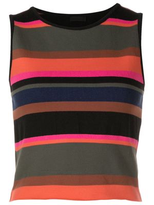 Osklen striped intarsia-knit tank top - Multicolour