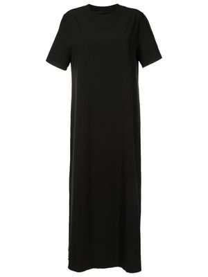 Osklen Superlight T-shirt maxi dress - Black