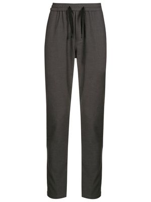 Osklen tapered drawstring-waist trousers - Grey