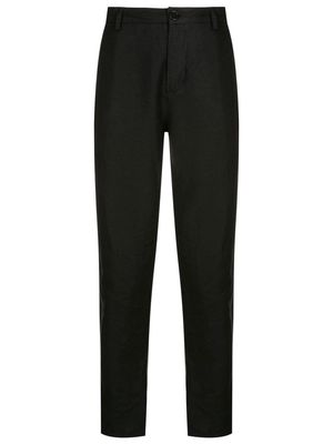 Osklen tapered linen trousers - Black
