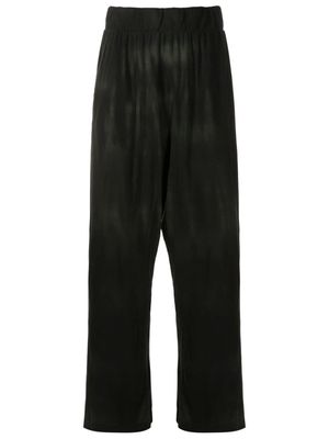 Osklen tie-dye flared trousers - Black