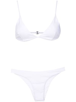 Osklen triangle cup bikini - White