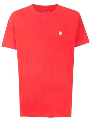 Osklen trident-print short-sleeved T-shirt - Red