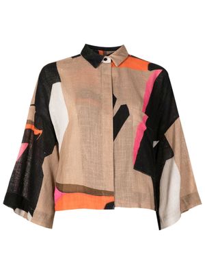 Osklen Tucano colour-block shirt - Multicolour