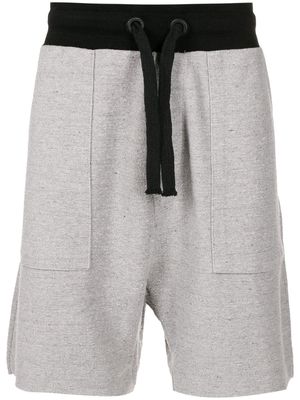 Osklen two-tone design shorts - Grey