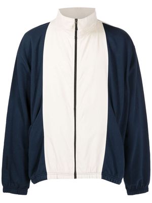 Osklen two-tone zipped-up jacket - Blue
