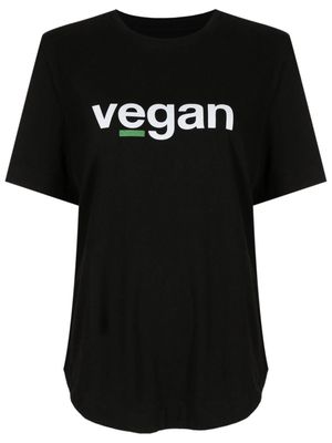 Osklen Vegan-print cotton T-shirt - Black