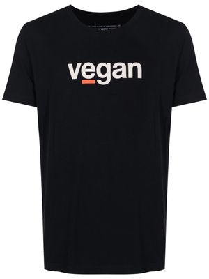Osklen Vegan-print short-sleeved T-shirt - Black
