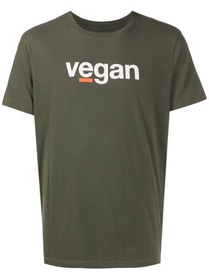 Osklen Vegan-print short-sleeved T-shirt - Green