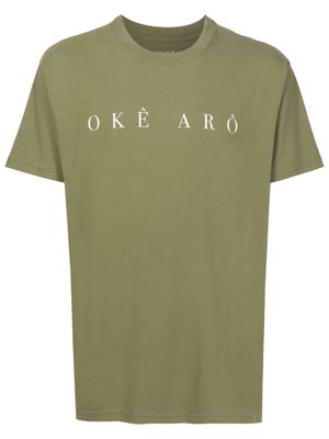 Osklen Vintage Oke Aro graphic-print T-Shirt - Green