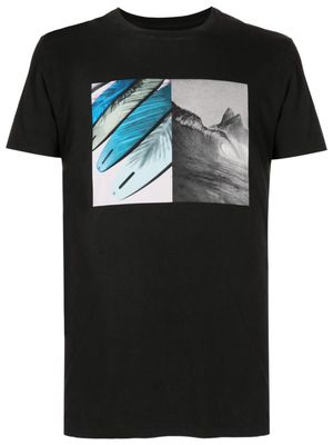 Osklen Wave Barrel cotton T-shirt - Black