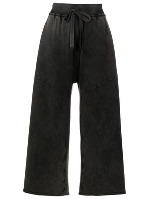 Osklen wide-leg drawstring-waist trousers - Black