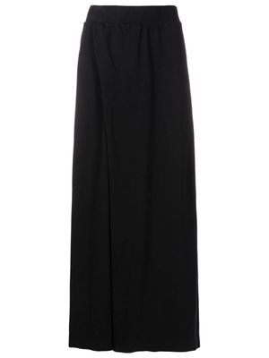 Osklen wide-leg high-waisted trousers - Black
