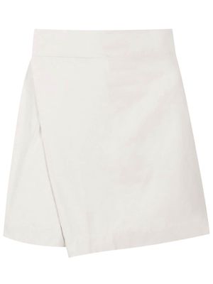 Osklen wrap-front design shorts - Neutrals