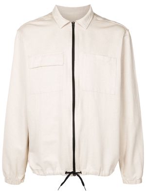 Osklen zip-up long-sleeve jacket - Neutrals