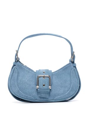 Osoi decorative-buckle shoulder bag - Blue
