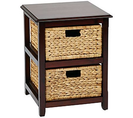 OSP Home Furnishings Seabrook Two-Tier Storage nit