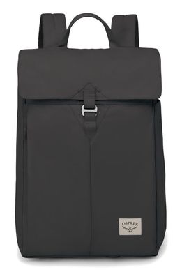 Osprey Arcane Flap Top Backpack in Stonewash Black