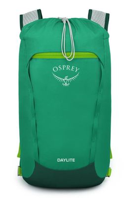 Osprey Daylite Cinch Backpack in Escapade Green/Baikal Green