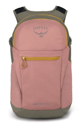 Osprey Daylite Plus Backpack in Ash Blush Pink/Earl Grey